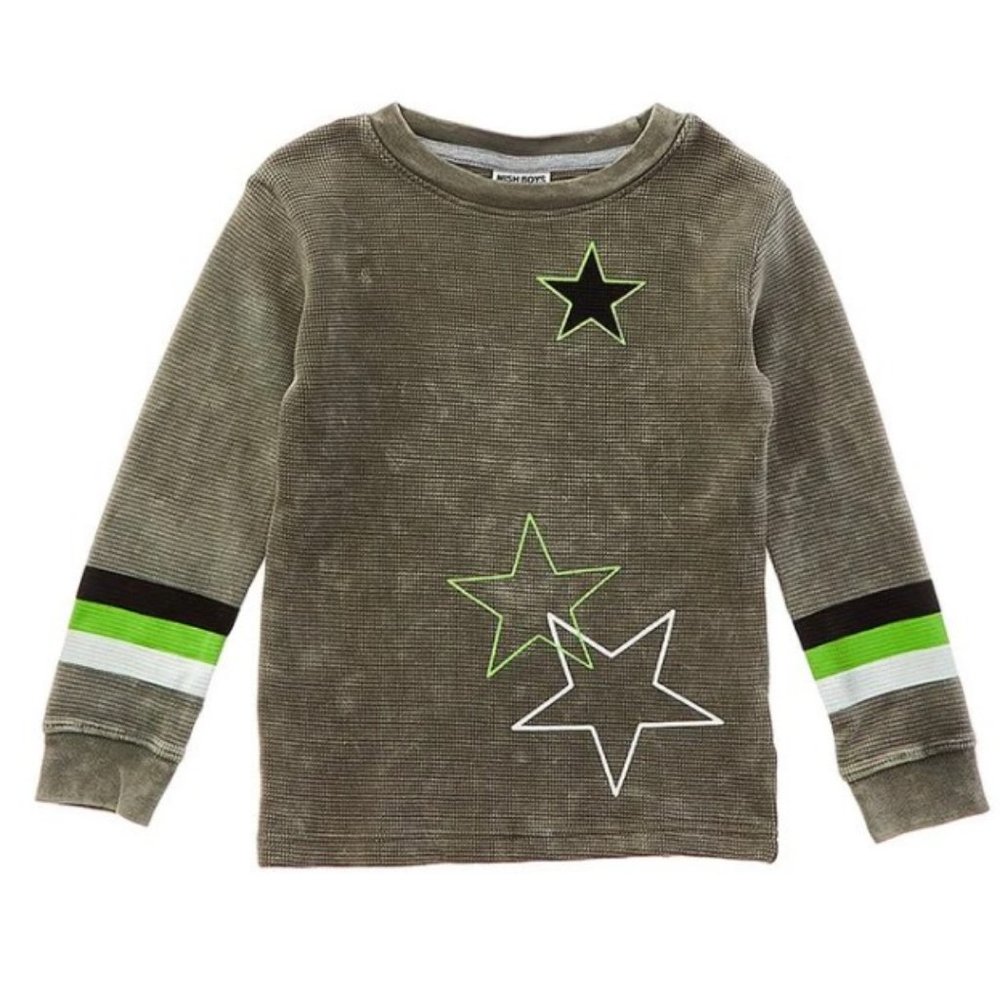NWT- Mish Mish Stars Thermal Enzyme T-Shirt